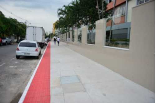 Mudança de calçada em 1.500 prédios de Vitória