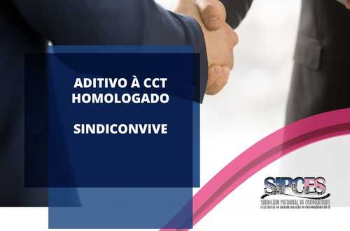 Termo Aditivo à CCT - SIndiconvive - Homologado