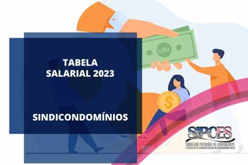 Tabela de Salários Sindicondomínios 2023