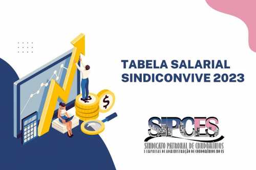Tabela de salários Sindiconvive - 2023